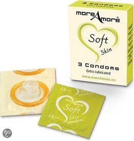 Condooms MoreAmore Soft Skin 3 stuks