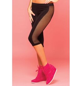 pink lipstick lingerie Driekwart sportbroek met gaatjes