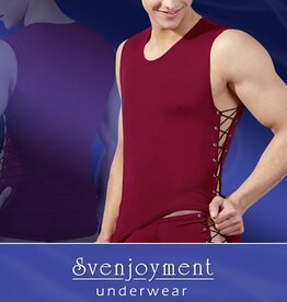 Svenjoyment Underwear Heren-Shirt Bordo