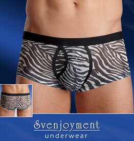 Svenjoyment Underwear Mannenshort met zebraprint