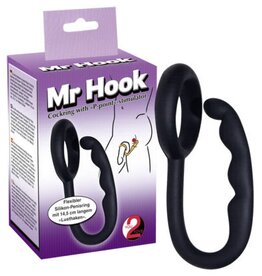 Erotic Entertainment Love Toys Cock Ring with P-spot Stimulator