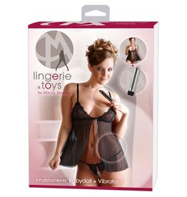 Mandy mystery Line Babydoll Setje met Vibrator