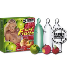 Secura Kondome Secura Sexy Fruits 24 Stuks