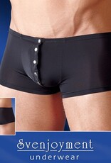 Svenjoyment Underwear Heren Boxer met Drukknoopjes - Zwart