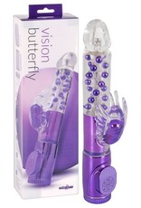 Seven Creations Paarse Butterfly Vibrator