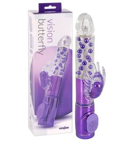 Seven Creations Paarse Butterfly Vibrator