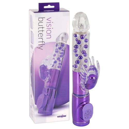 Seven Creations Paarse Butterfly Vibrator