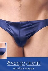 Svenjoyment Underwear Heren Slip - Glanzend Blauw