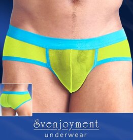 Svenjoyment Underwear Herenshort Gaas Lime