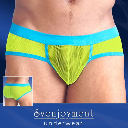 Svenjoyment Underwear Herenshort Gaas Lime