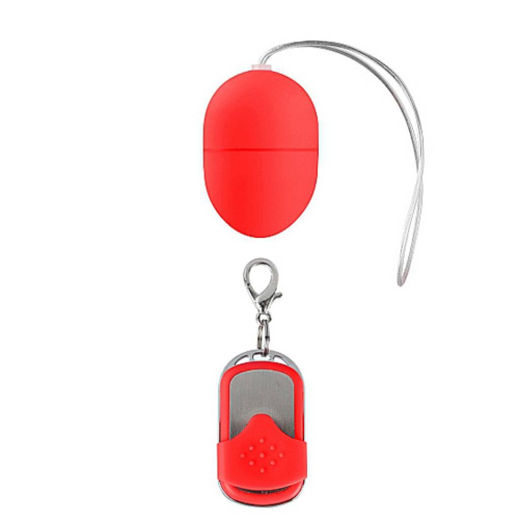 Shots Toys 10 Speed Remote Vibrating Egg Red