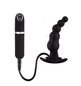 Gebogen anaal vibrator