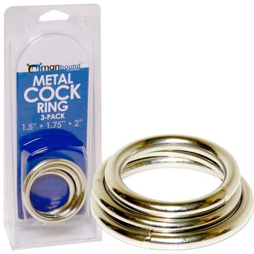 Metal Cock Ring 3-Pack