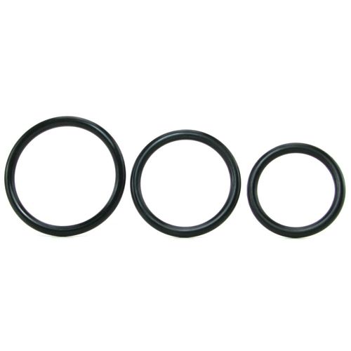 Rubber Cock Ring 3-pack
