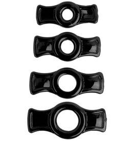Titanmen TitanMen Penis Ring Set - Black