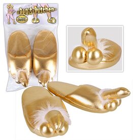 you2toys Penis Slippers Gold