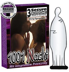 Secura Kondome Secura 1001 Nacht 3 pcs