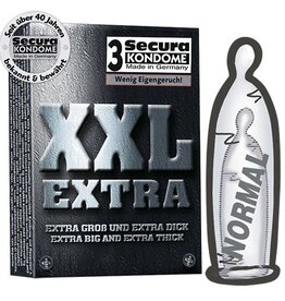 Secura Kondome Secura XXL Extra Condooms - 3 Stuks