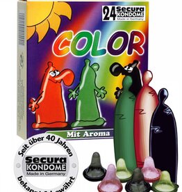 Secura Kondome Secura Color Geurcondooms -24 stuks