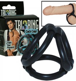 Erotic Entertainment Love Toys Tri3Ring  -  Cockcage