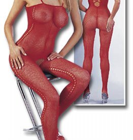 Mandy mystery Line Catsuit rood