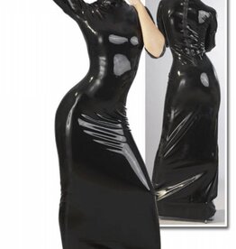 The Latex Collection Latex jurk zwart