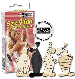 Secura Kondome Secura Sex4fun Pack of 12pcs