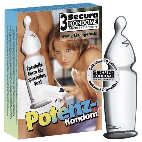 Secura Kondome Secura Potency Condoom - 3 Stuks