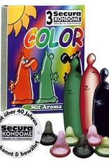 Secura Kondome Secura Color Condooms - 3 stuks