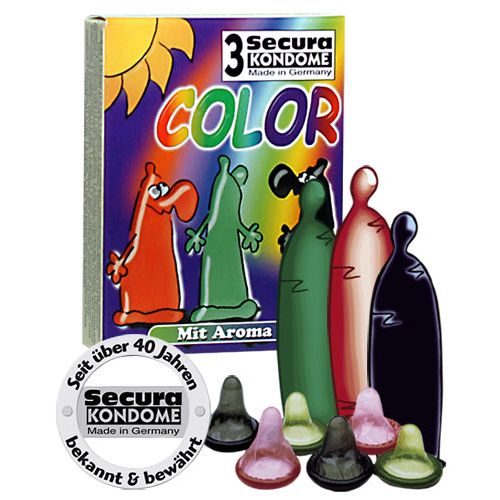 Secura Kondome Secura Color Condooms - 3 stuks