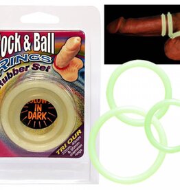 Erotic Entertainment Love Toys Cock&Ball Rings Glow
