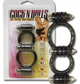 Erotic Entertainment Love Toys Cock N Balls Vibro-Harness