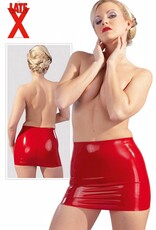 The Latex Collection Red Latex Mini Skirt