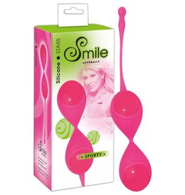 smile SMILE loveballs SPORTY hot pink