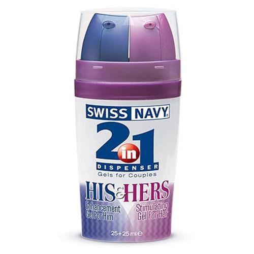 Swiss Navy 2-in-1 His & Hers Stimulating Gels