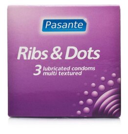 Condooms Pasante Ribs & Dots condooms 3st