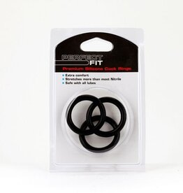 Silicone 3 Ring Kit - Zwart