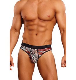 male power Lo Rise Enhancer Thong Red