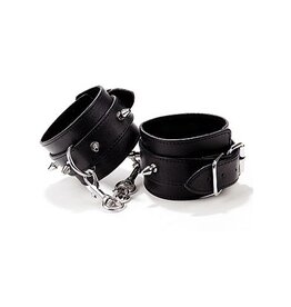 Spiked Leather Handcuffs