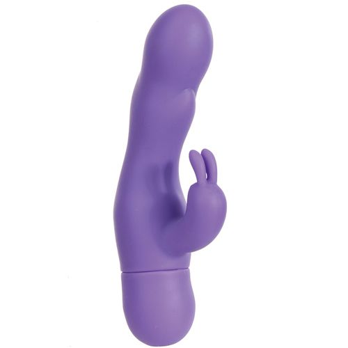 Purrfect Silicone Duo Vibrator Purple