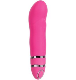 Purrfect Silicone Vibrator 4inch Pink