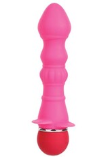 Purrfect Silicone Anal Vibrator Pink