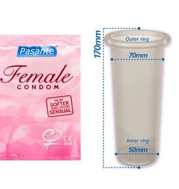 Pasante Female Condoms 3pcs