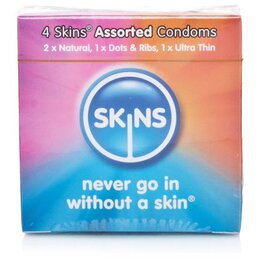Condooms Skins - Assortiment Condooms 4st