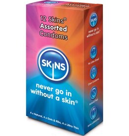 Condooms Skins - Assorted Condoms 12pcs