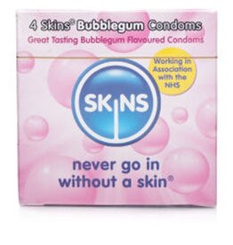 Condooms Skins - Bubblegum Condoms 4 pcs