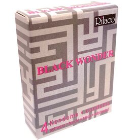 Condooms Rilaco Black Wonder Condoms 4 pcs