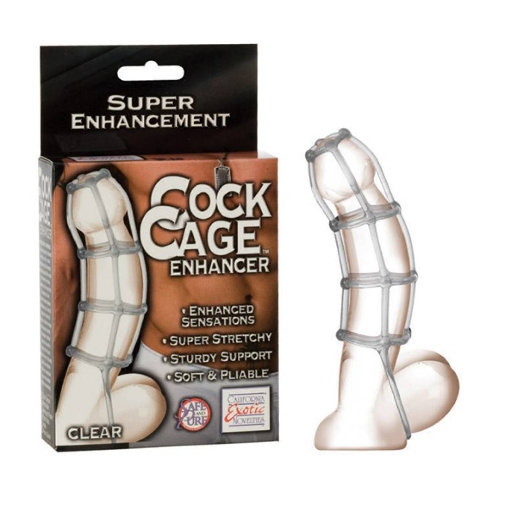 California Exotic Novelties Cock Cage Enhancer Smoked