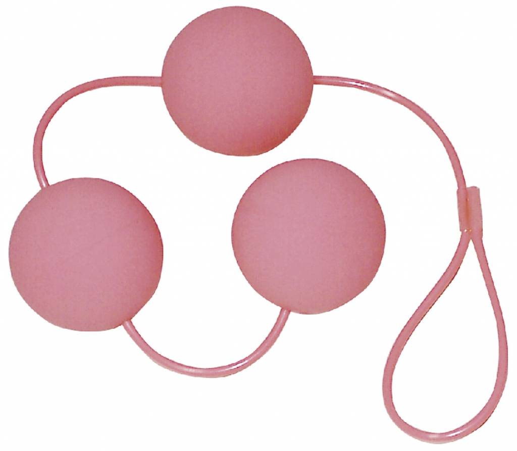 Erotic Entertainment Love Toys Velvet Pink Balls