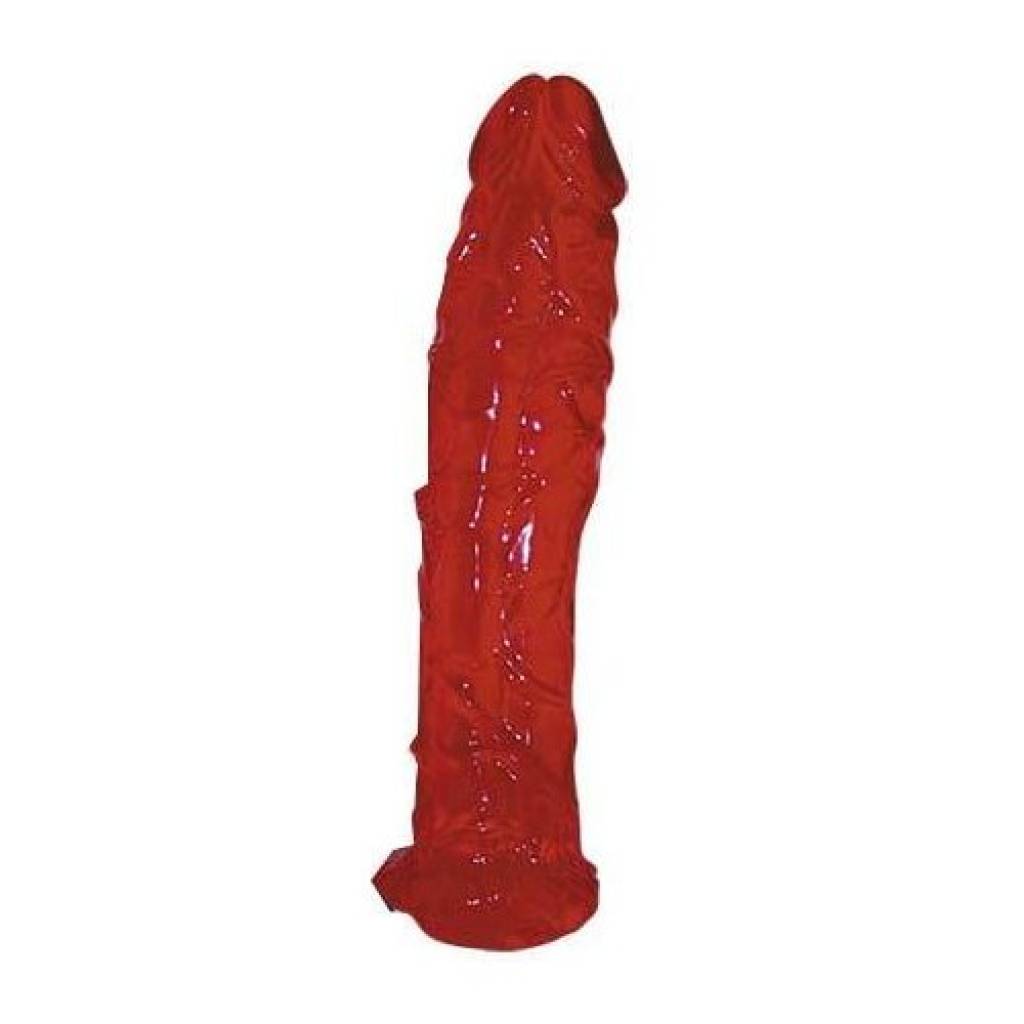 Erotic Entertainment Love Toys Massive Red Dildo Colourado